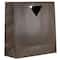JAM Paper Chocolate Brown Large Heavy Duty Triangular Handle Gift Bags, 3ct.